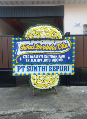 Papan Bunga Duka di Sindanggalih