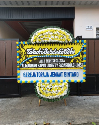 Papan Bunga Duka di Sindanggalih